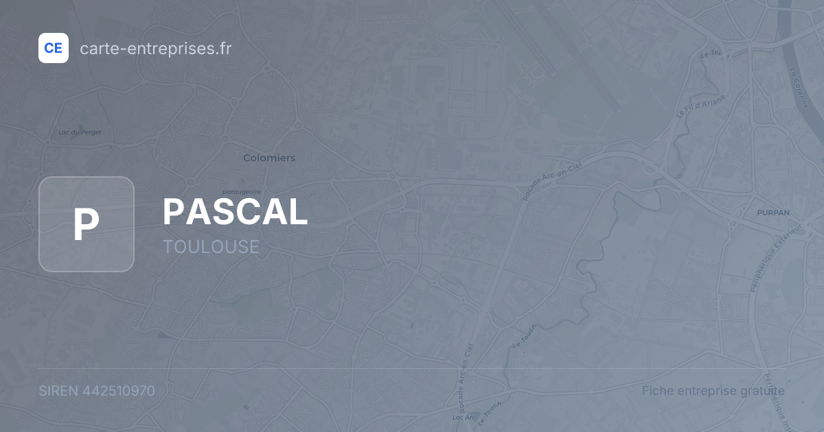 PASCAL — 442510970 — fiche entreprise