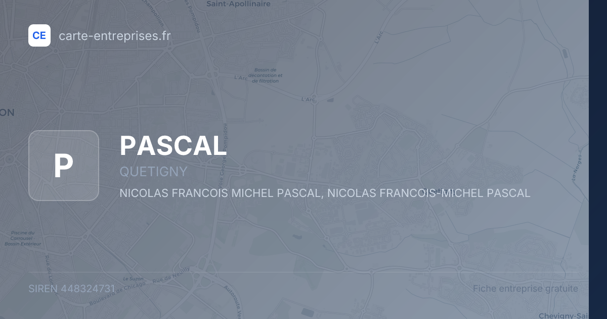 PASCAL — 448324731 — fiche entreprise