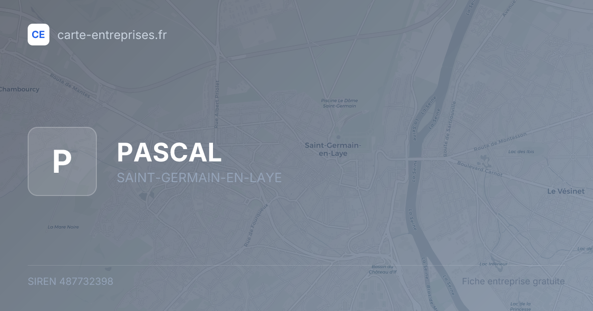 PASCAL — 487732398 — fiche entreprise