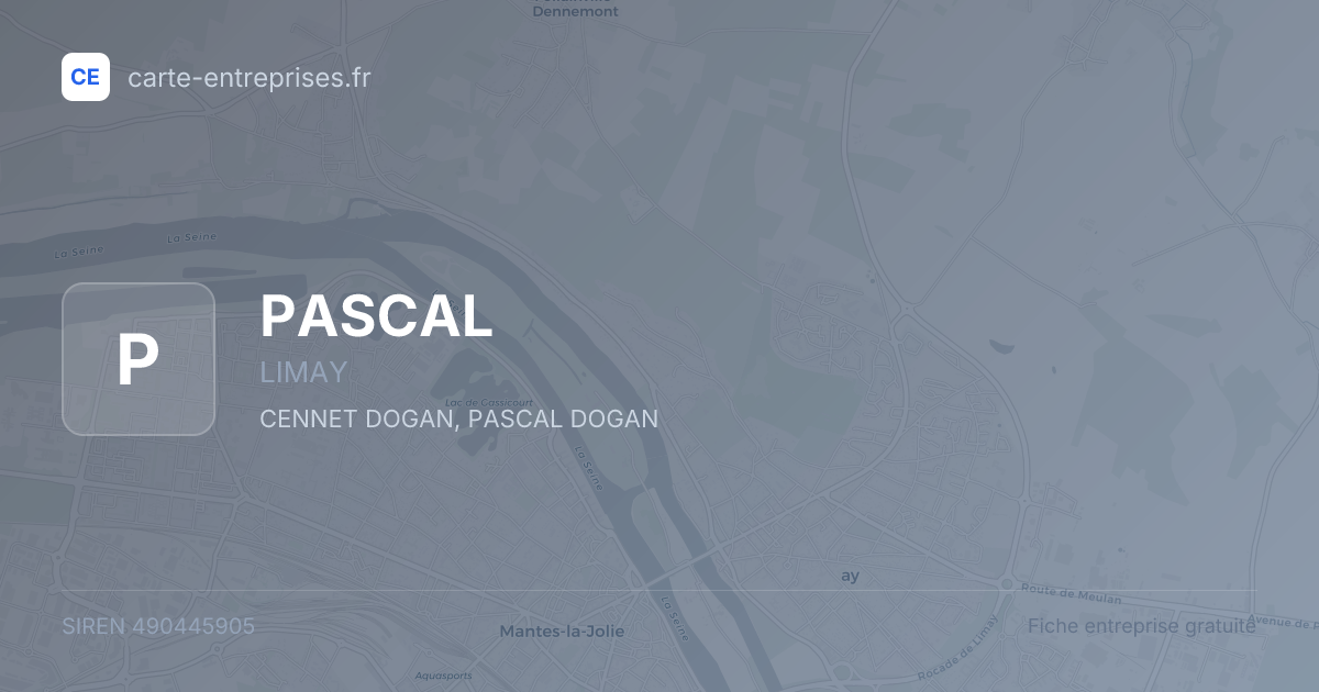PASCAL — 490445905 — fiche entreprise
