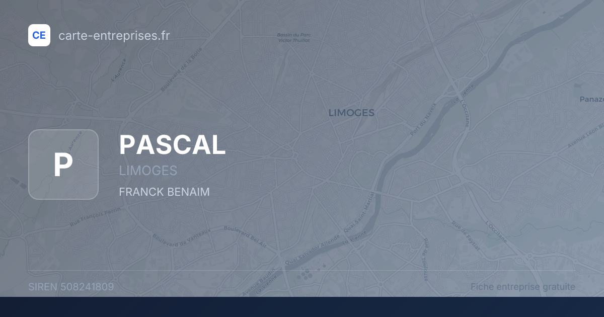 PASCAL — 508241809 — fiche entreprise