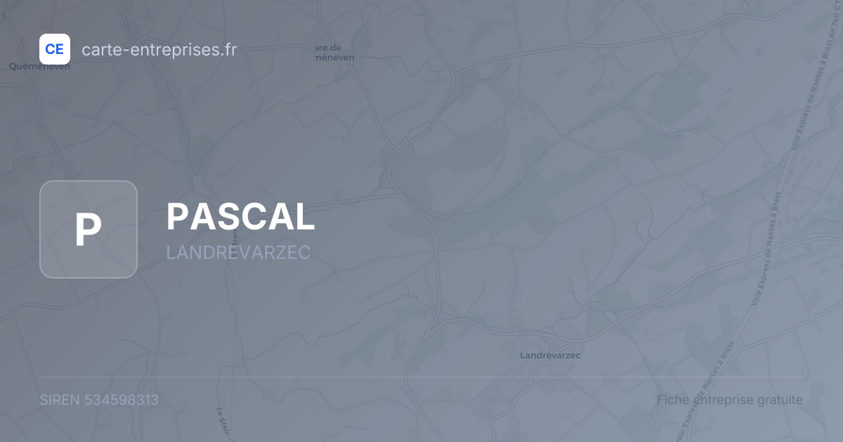 PASCAL — 534598313 — fiche entreprise