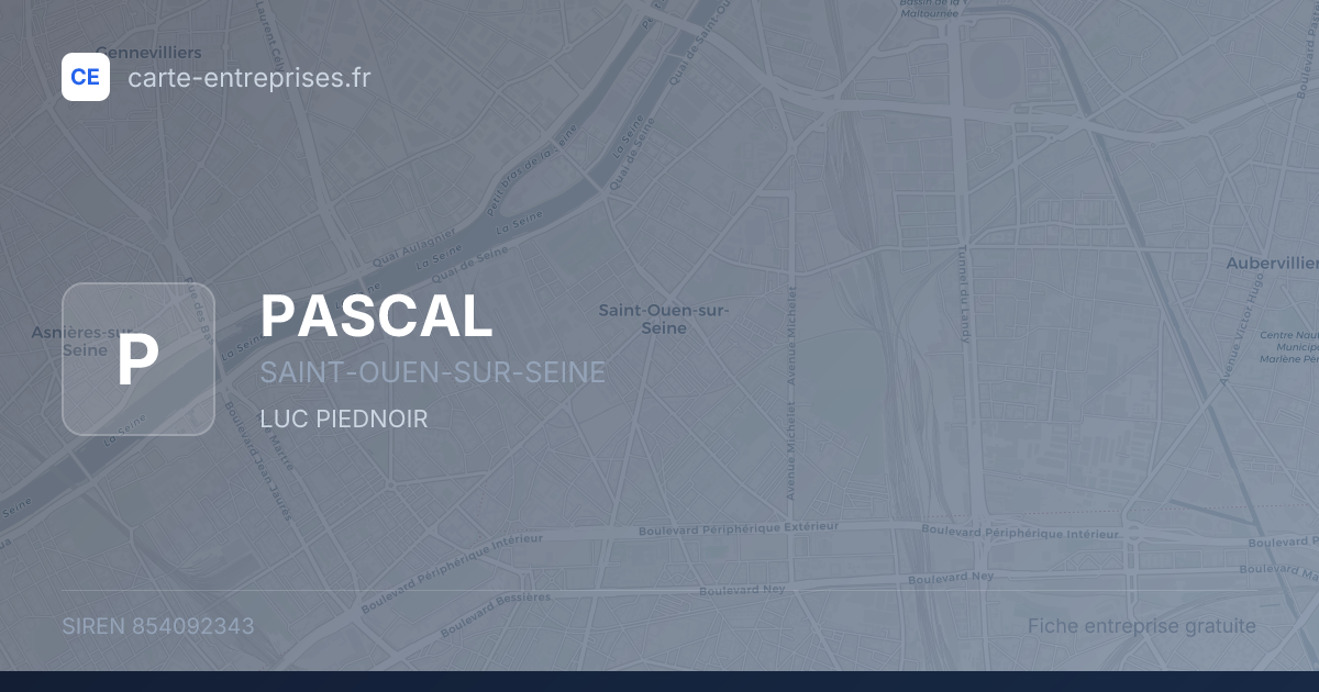 PASCAL — 854092343 — fiche entreprise