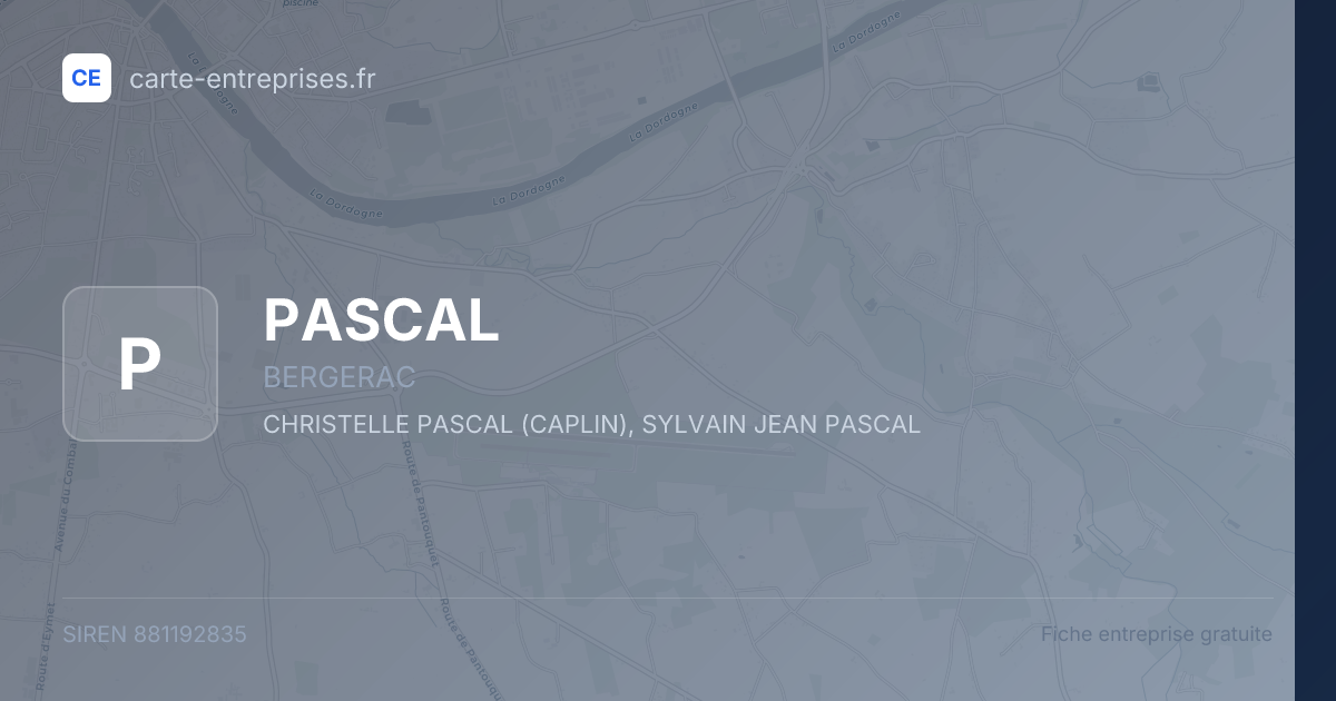 PASCAL — 881192835 — fiche entreprise