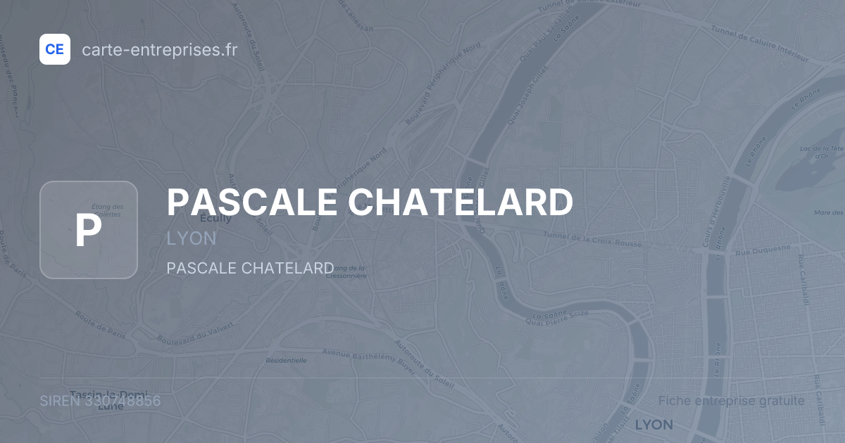 PASCALE CHATELARD — 330748856 — fiche entreprise