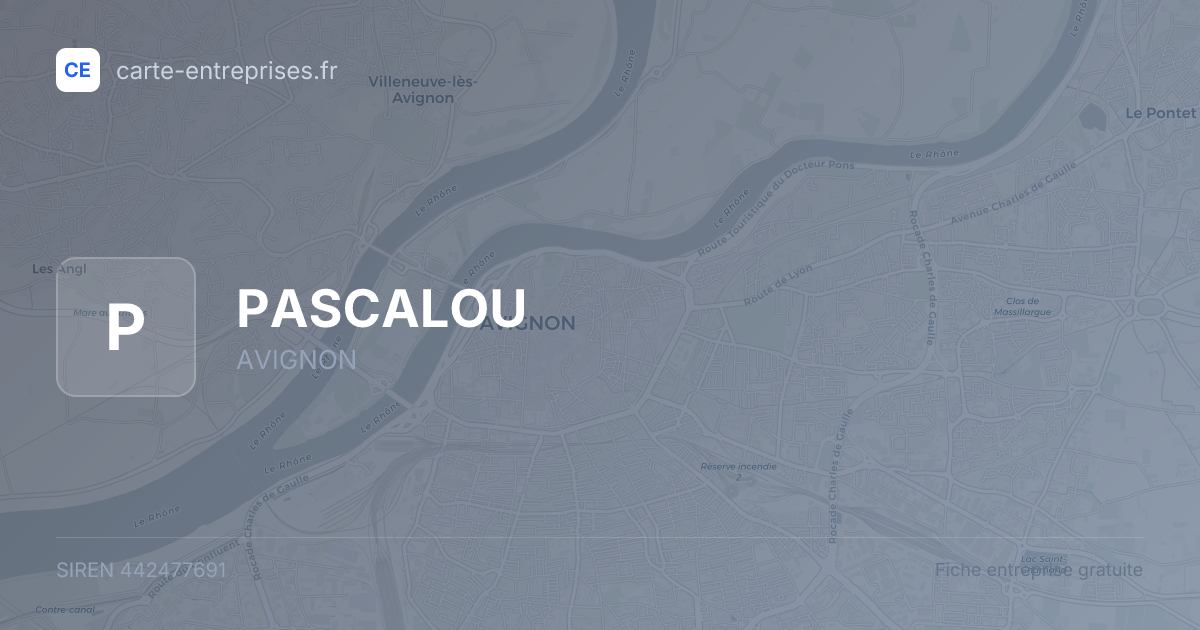 PASCALOU — 442477691 — fiche entreprise