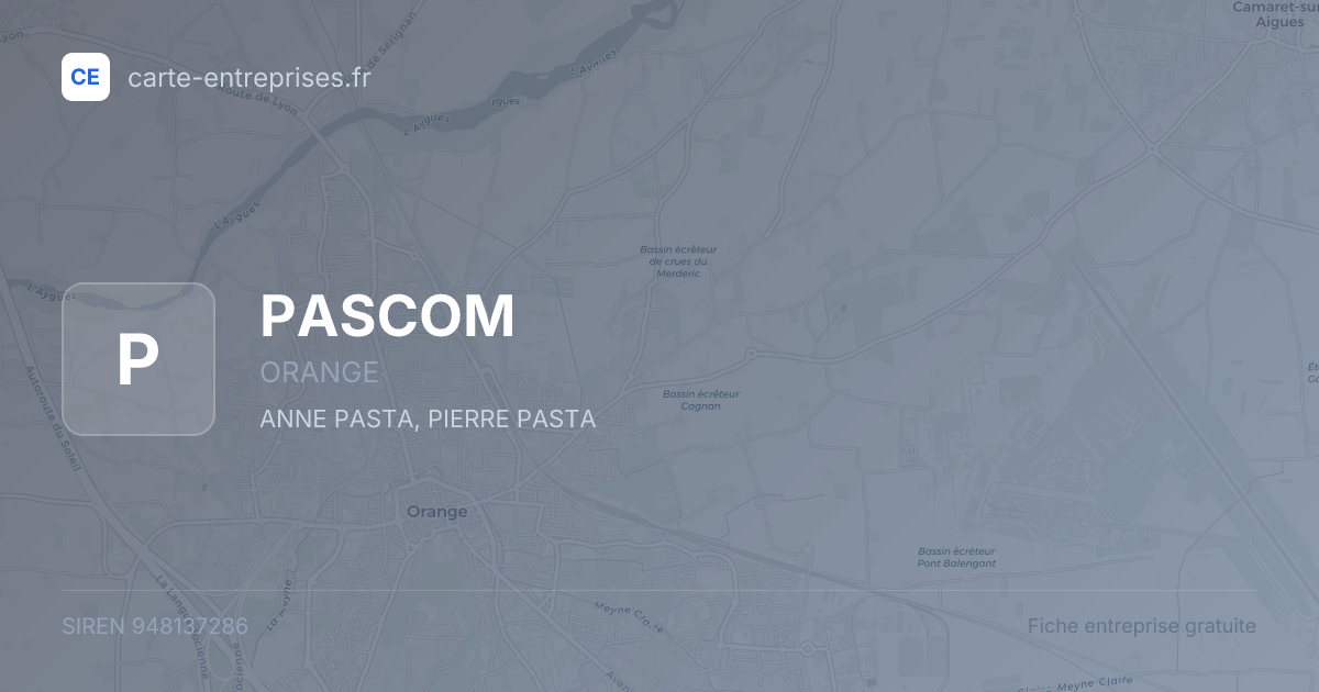 PASCOM — 948137286 — fiche entreprise