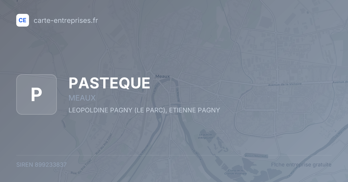 PASTEQUE — 899233837 — fiche entreprise