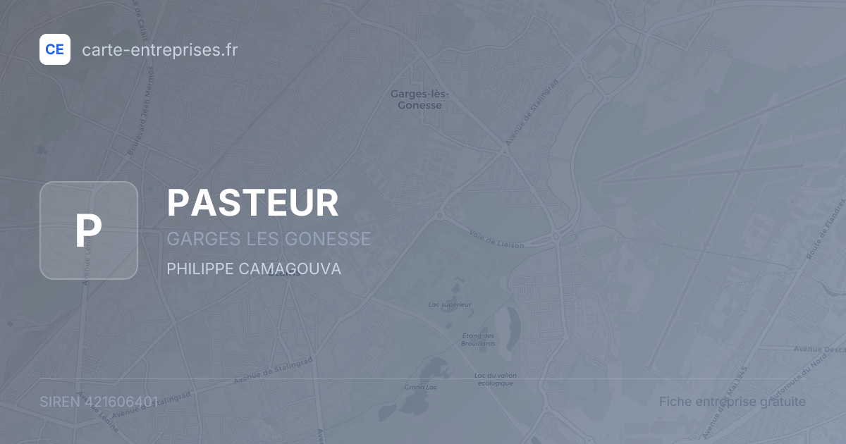 PASTEUR — 421606401 — fiche entreprise
