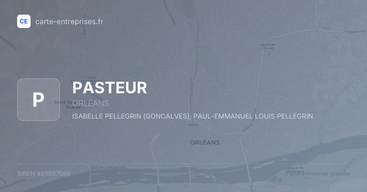 PASTEUR — 489897686 — fiche entreprise