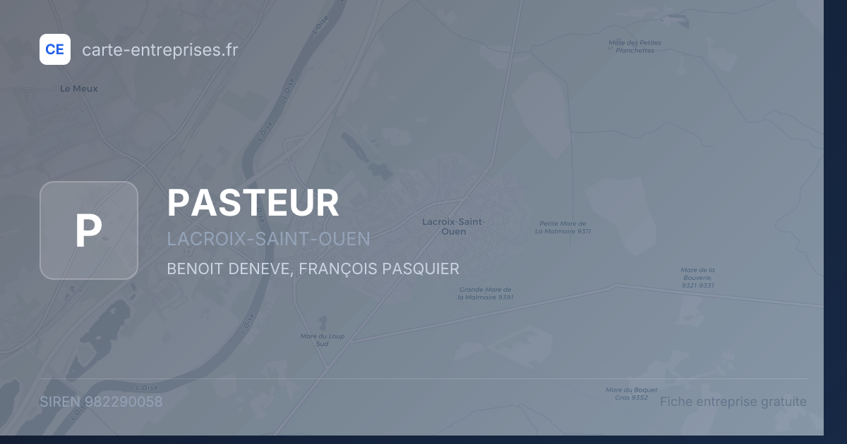 PASTEUR — 982290058 — fiche entreprise