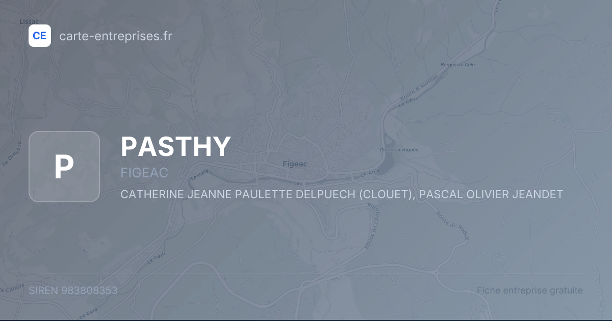 PASTHY — 983808353 — fiche entreprise