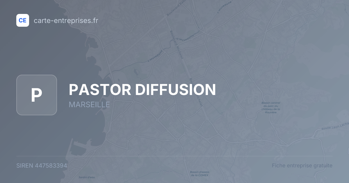 PASTOR DIFFUSION — 447583394 — fiche entreprise