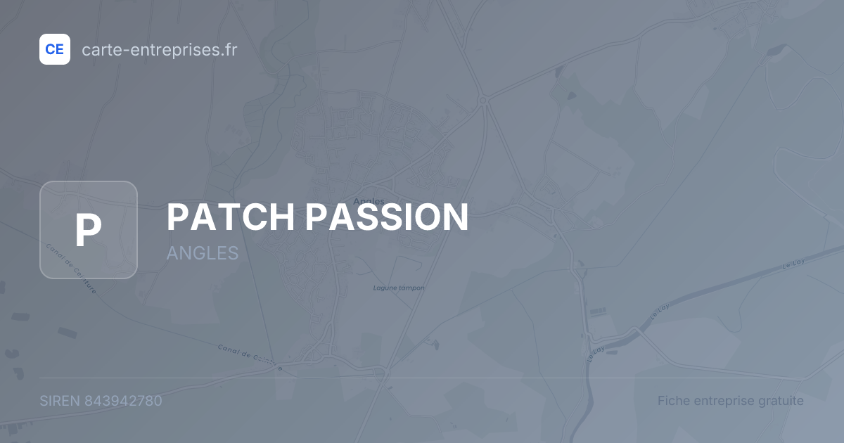 PATCH PASSION — 843942780 — fiche entreprise