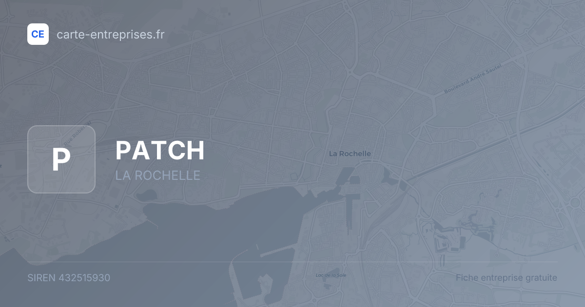 PATCH — 432515930 — fiche entreprise