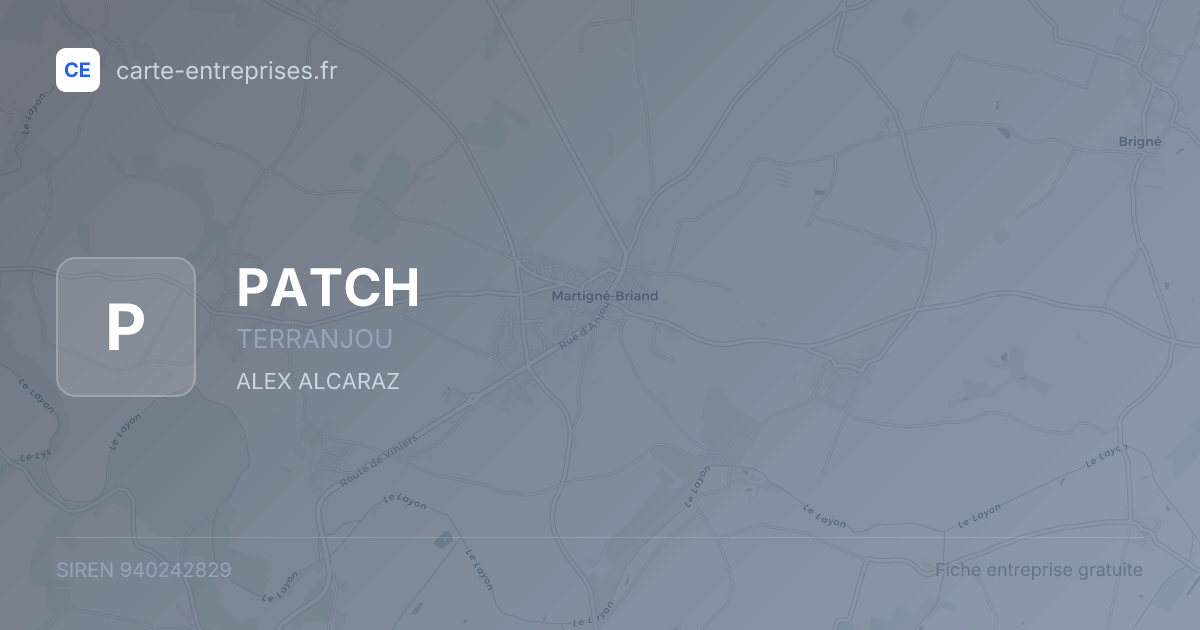 PATCH — 940242829 — fiche entreprise