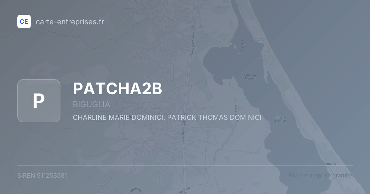 PATCHA2B — 911253581 — fiche entreprise