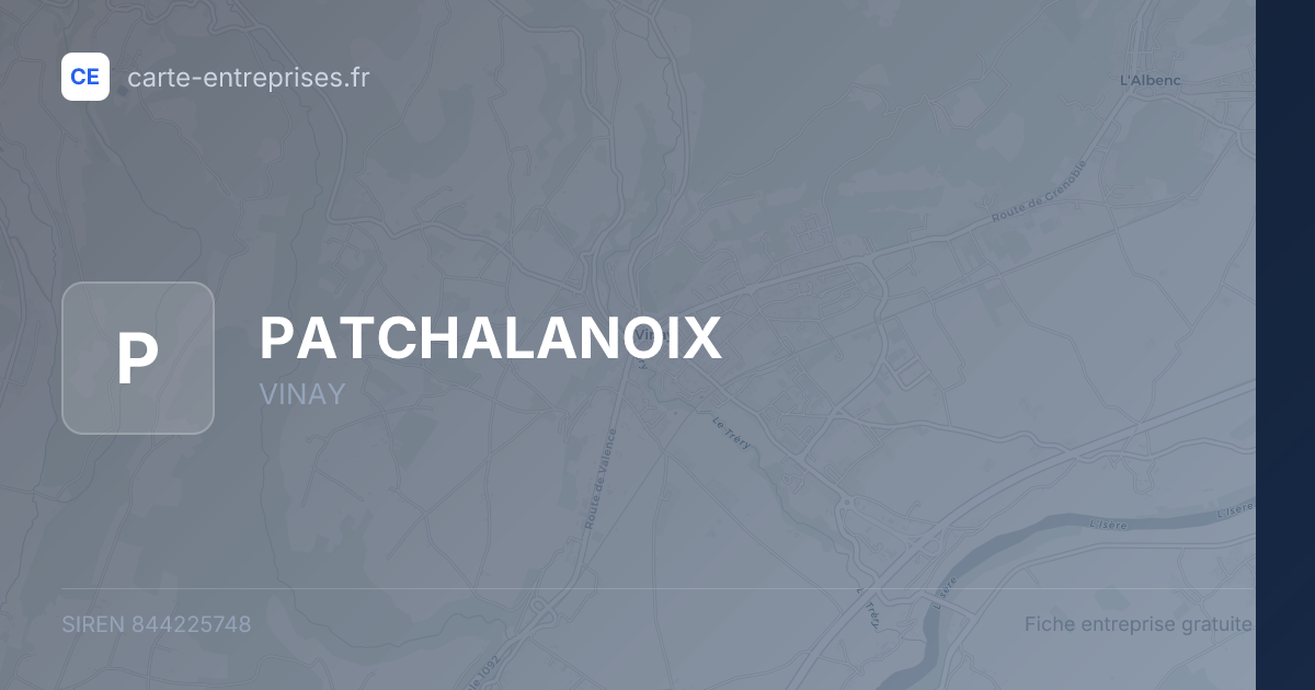PATCHALANOIX — 844225748 — fiche entreprise