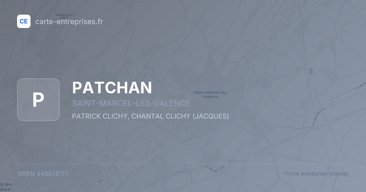 PATCHAN — 448678177 — fiche entreprise