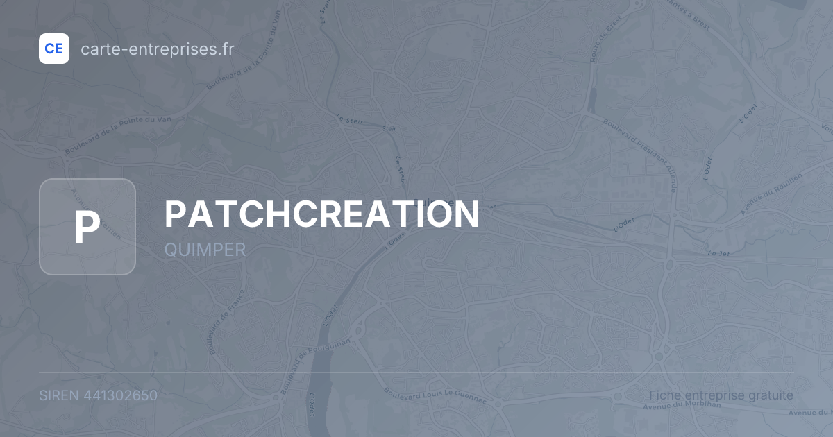 PATCHCREATION — 441302650 — fiche entreprise
