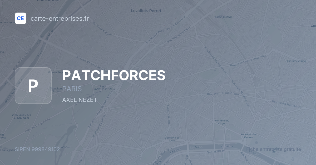 PATCHFORCES — 999849102 — fiche entreprise