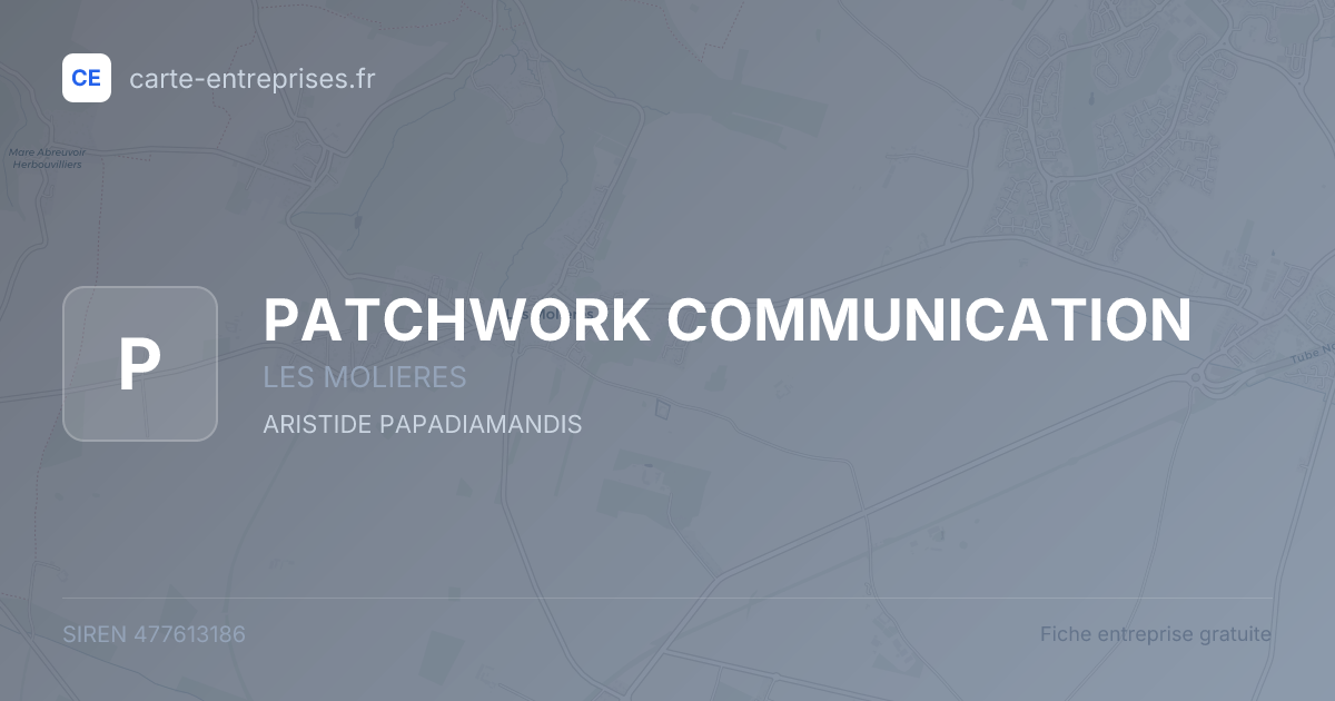 PATCHWORK COMMUNICATION — 477613186 — fiche entreprise