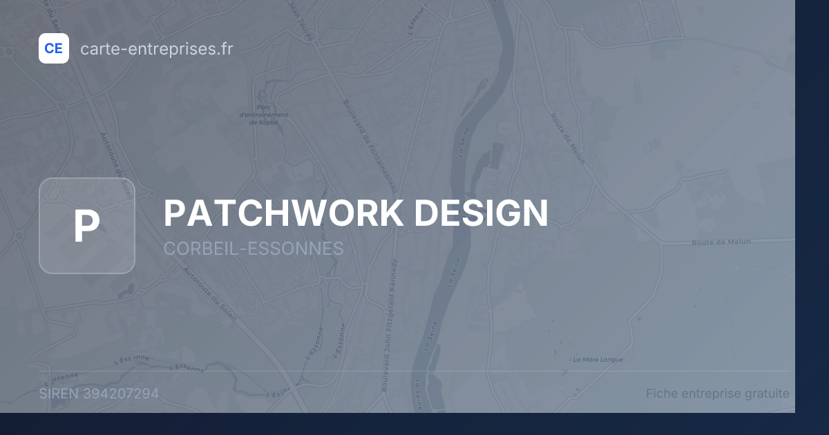 PATCHWORK DESIGN — 394207294 — fiche entreprise