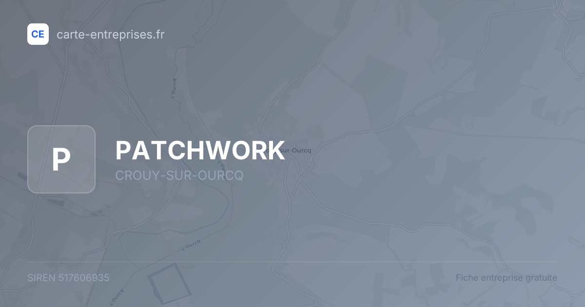PATCHWORK — 517606935 — fiche entreprise