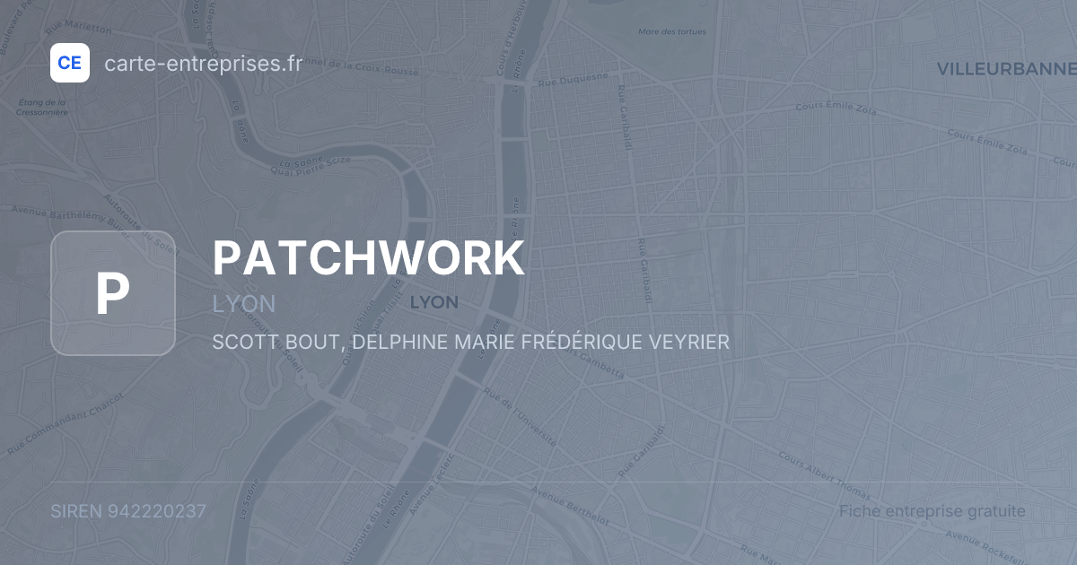 PATCHWORK — 942220237 — fiche entreprise
