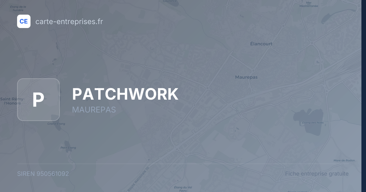 PATCHWORK — 950561092 — fiche entreprise