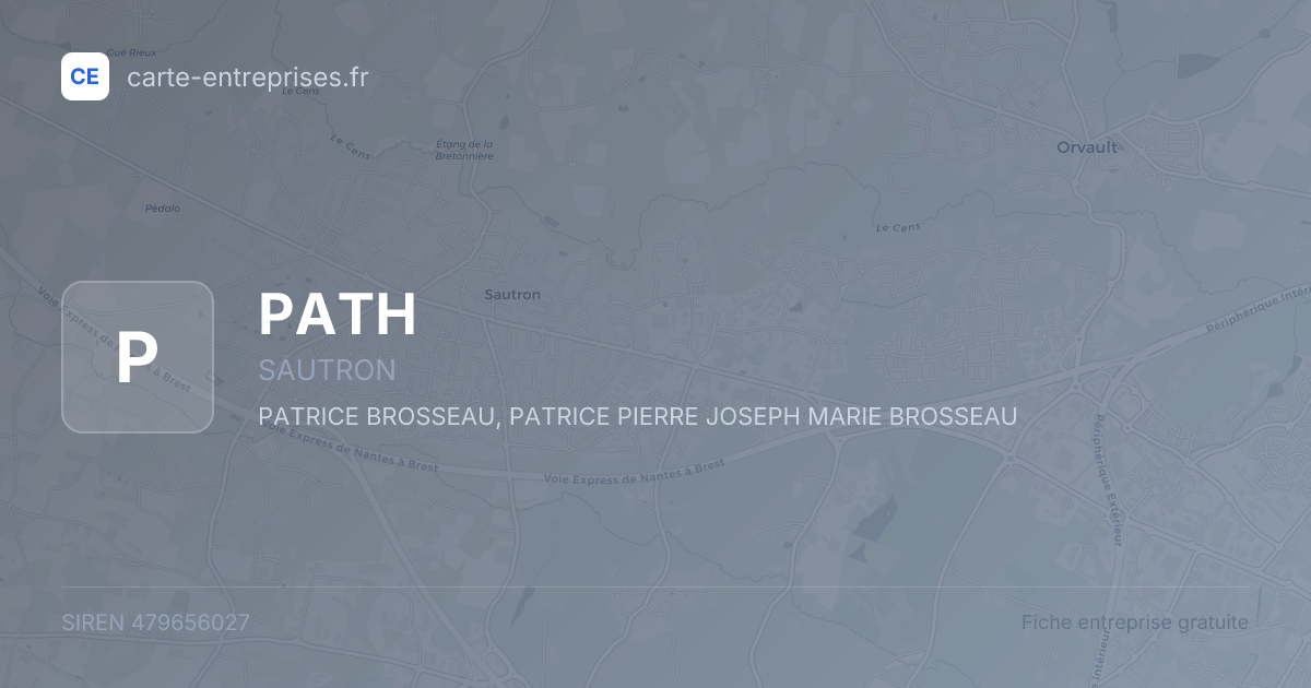 PATH — 479656027 — fiche entreprise