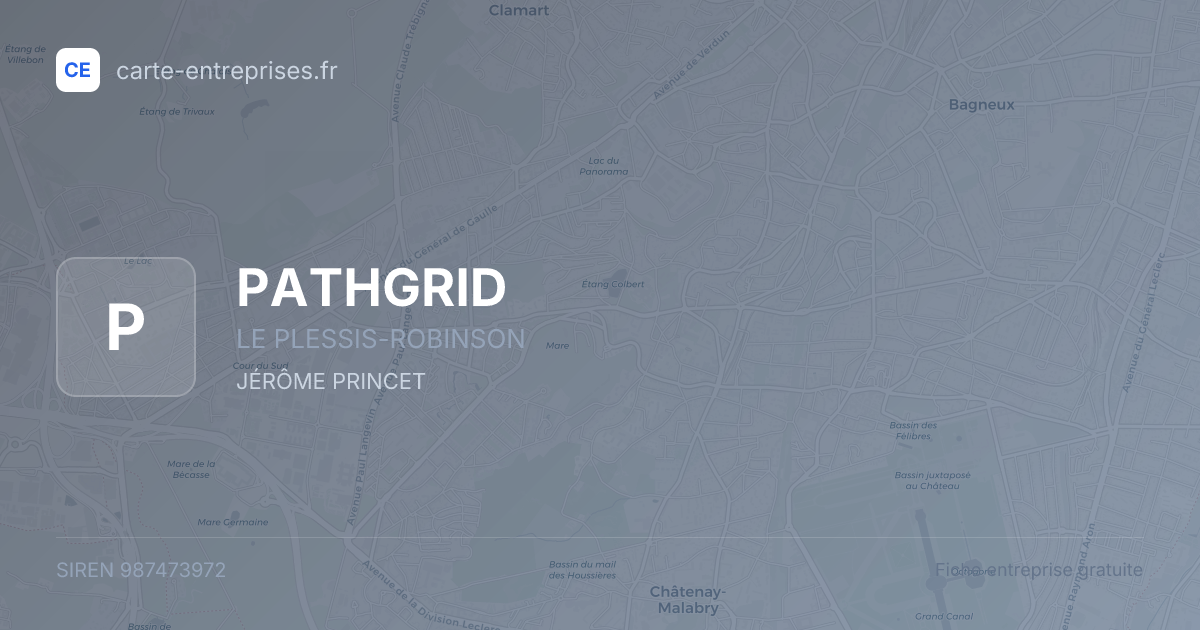 PATHGRID — 987473972 — fiche entreprise