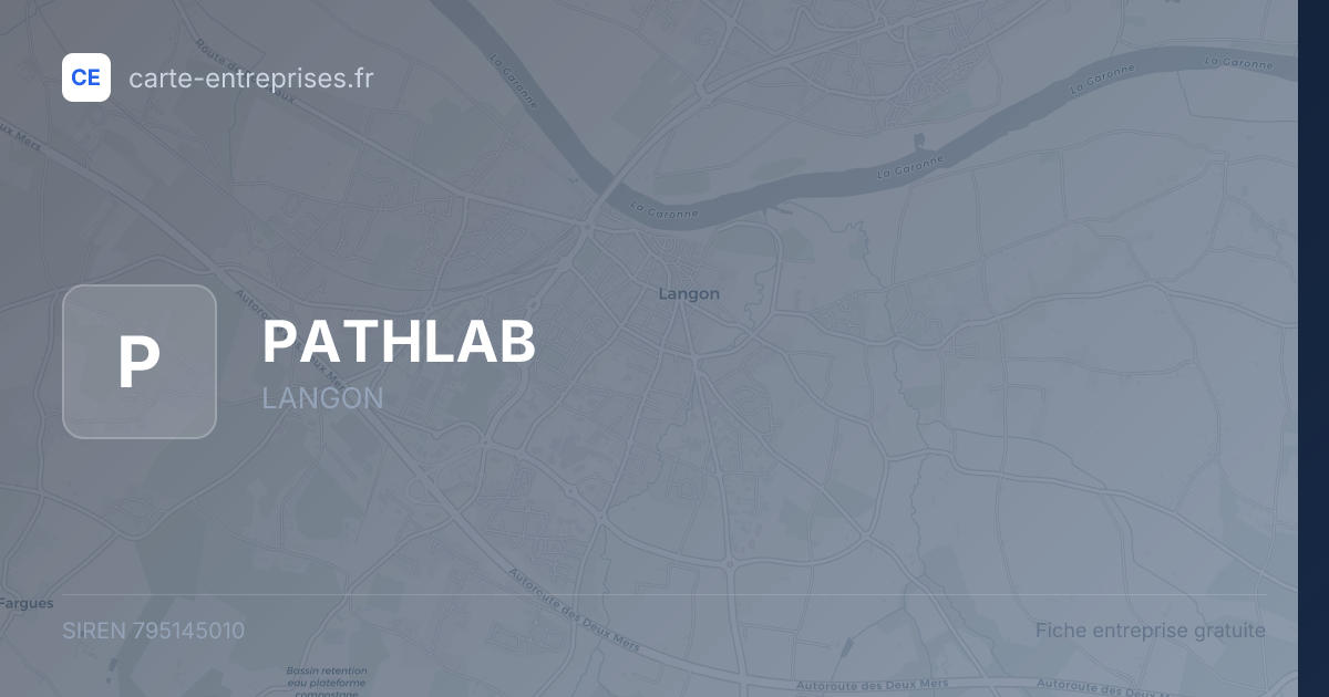 PATHLAB — 795145010 — fiche entreprise