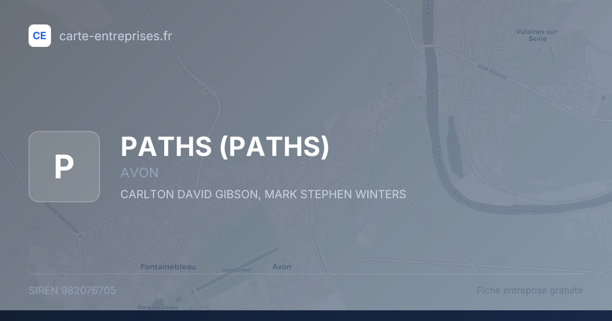 PATHS — 982076705 — fiche entreprise