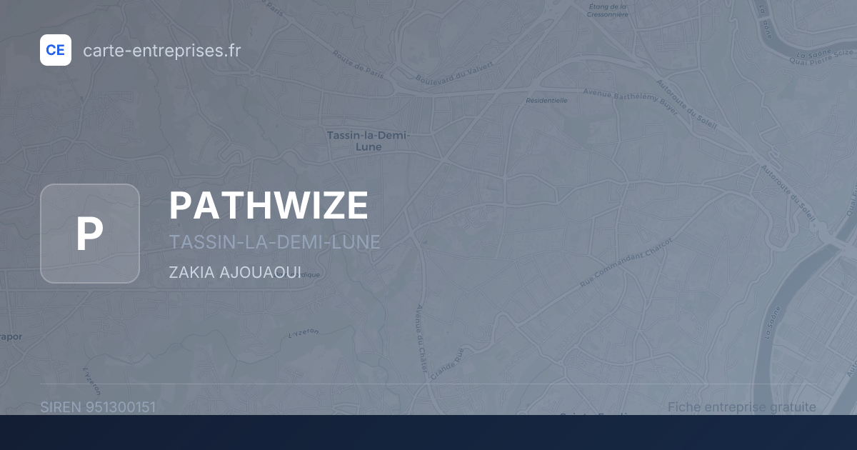 PATHWIZE — 951300151 — fiche entreprise