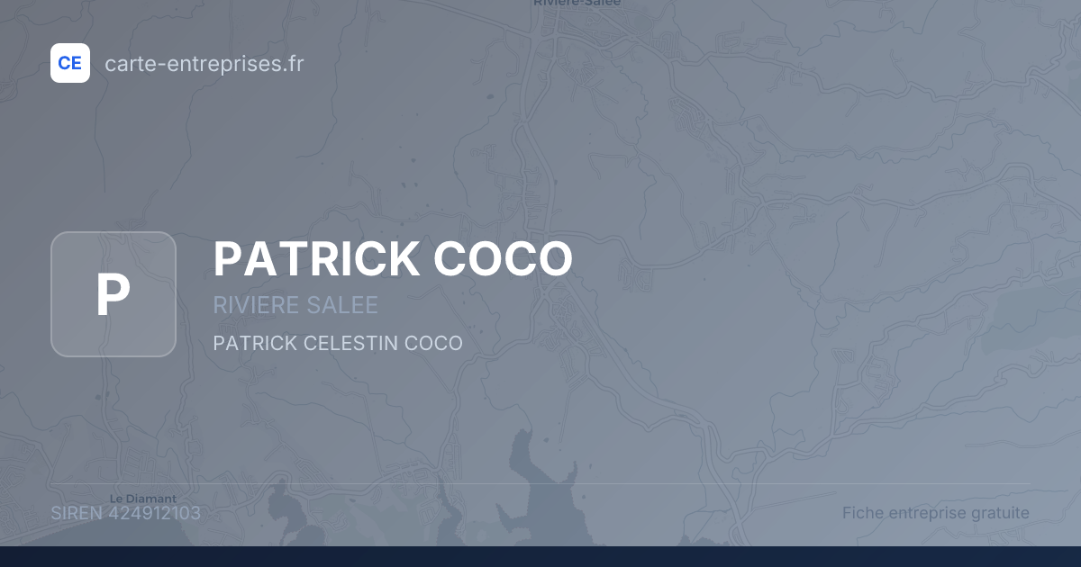 PATRICK COCO — 424912103 — fiche entreprise
