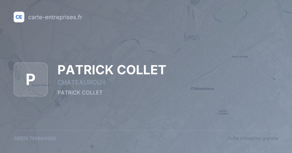 PATRICK COLLET — 749894960 — fiche entreprise
