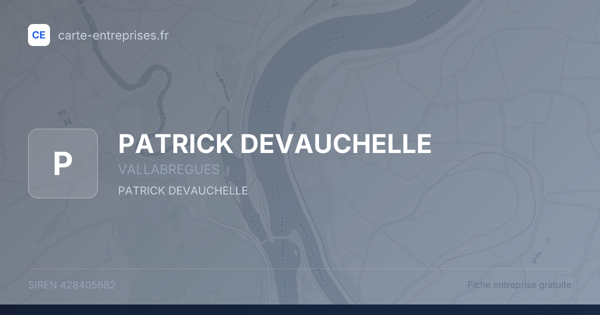 PATRICK DEVAUCHELLE — 428405682 — fiche entreprise