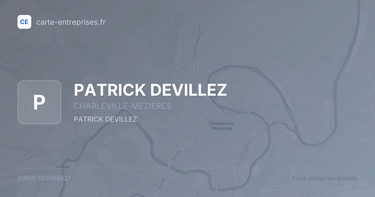 PATRICK DEVILLEZ — 387968621 — fiche entreprise