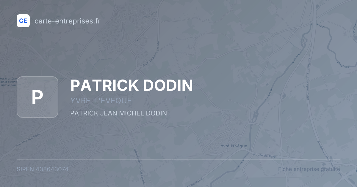 PATRICK DODIN — 438643074 — fiche entreprise