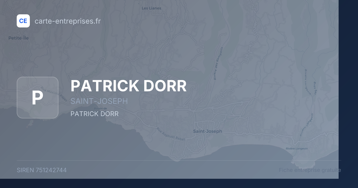 PATRICK DORR — 751242744 — fiche entreprise