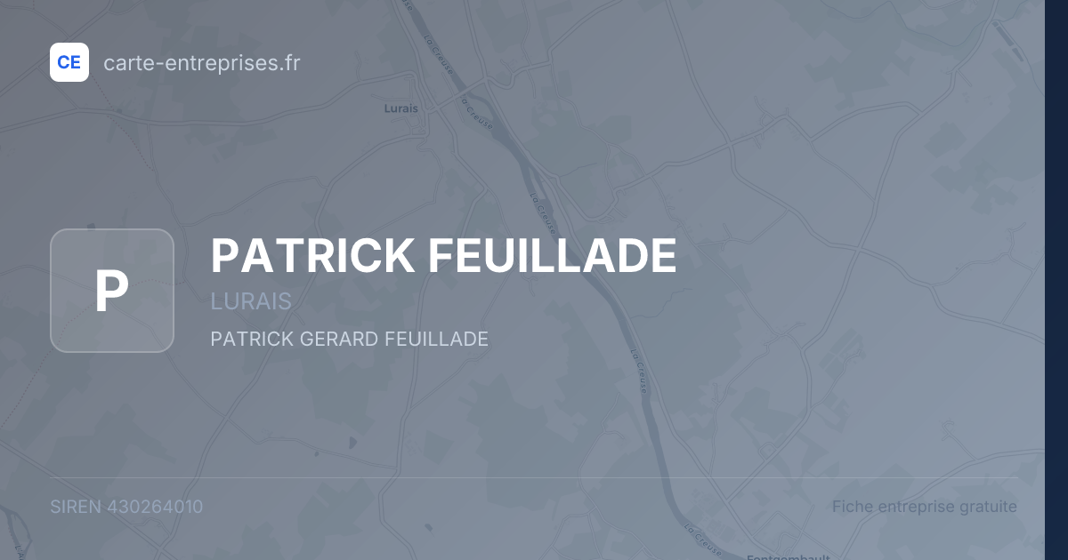 PATRICK FEUILLADE — 430264010 — fiche entreprise