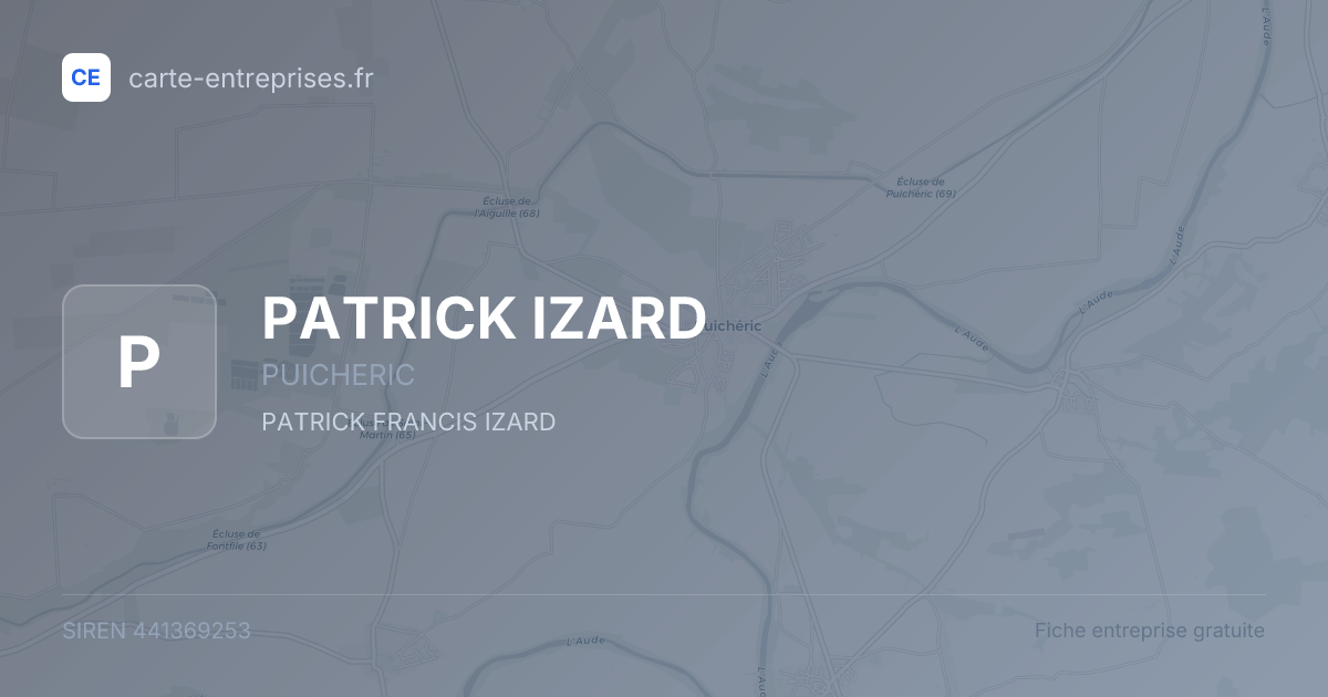 PATRICK IZARD — 441369253 — fiche entreprise