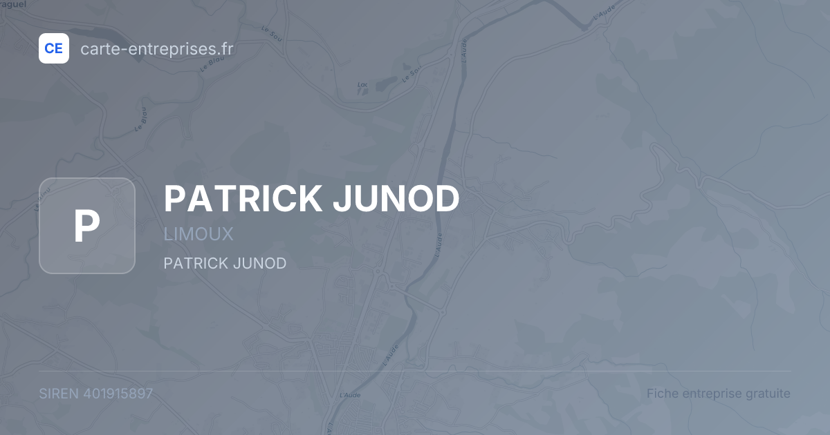 PATRICK JUNOD — 401915897 — fiche entreprise