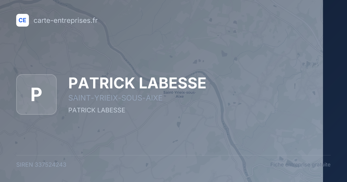 PATRICK LABESSE — 337524243 — fiche entreprise