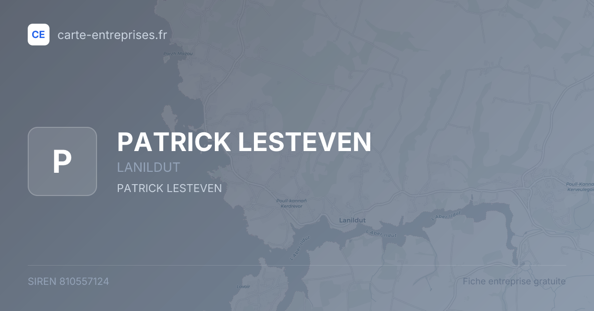 PATRICK LESTEVEN — 810557124 — fiche entreprise