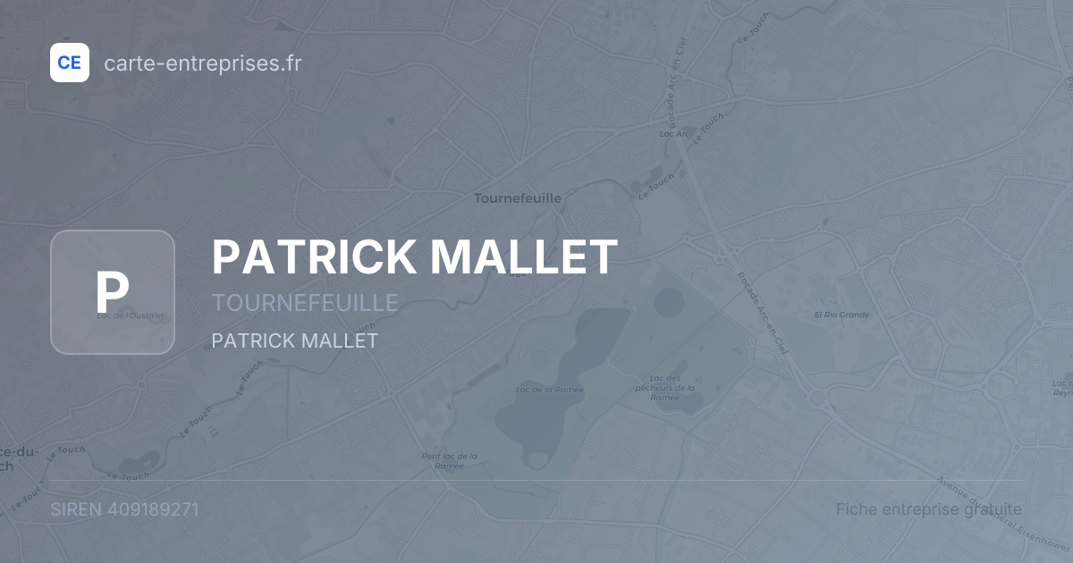 PATRICK MALLET — 409189271 — fiche entreprise