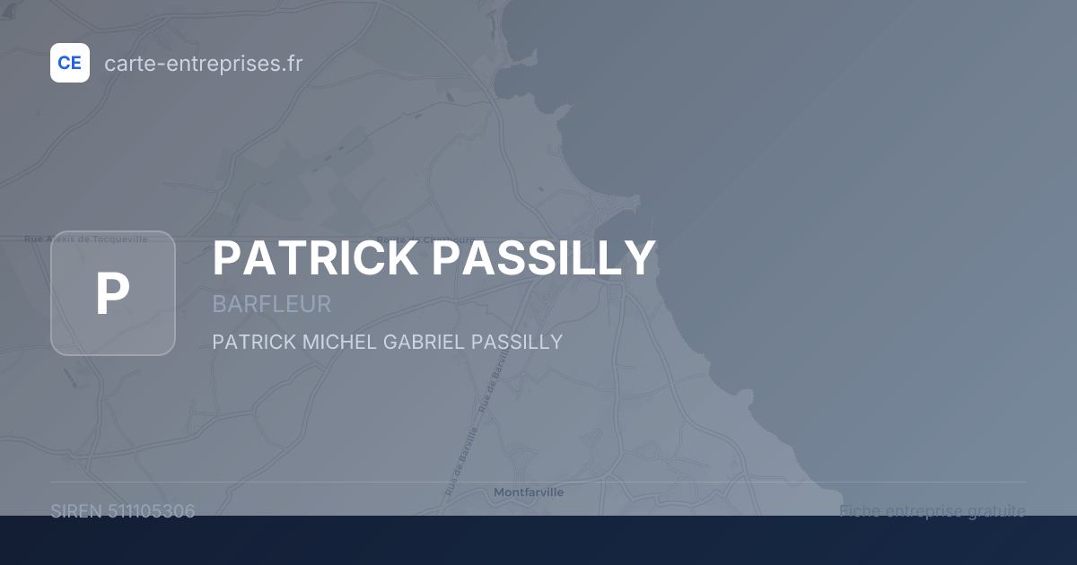 PATRICK PASSILLY — 511105306 — fiche entreprise
