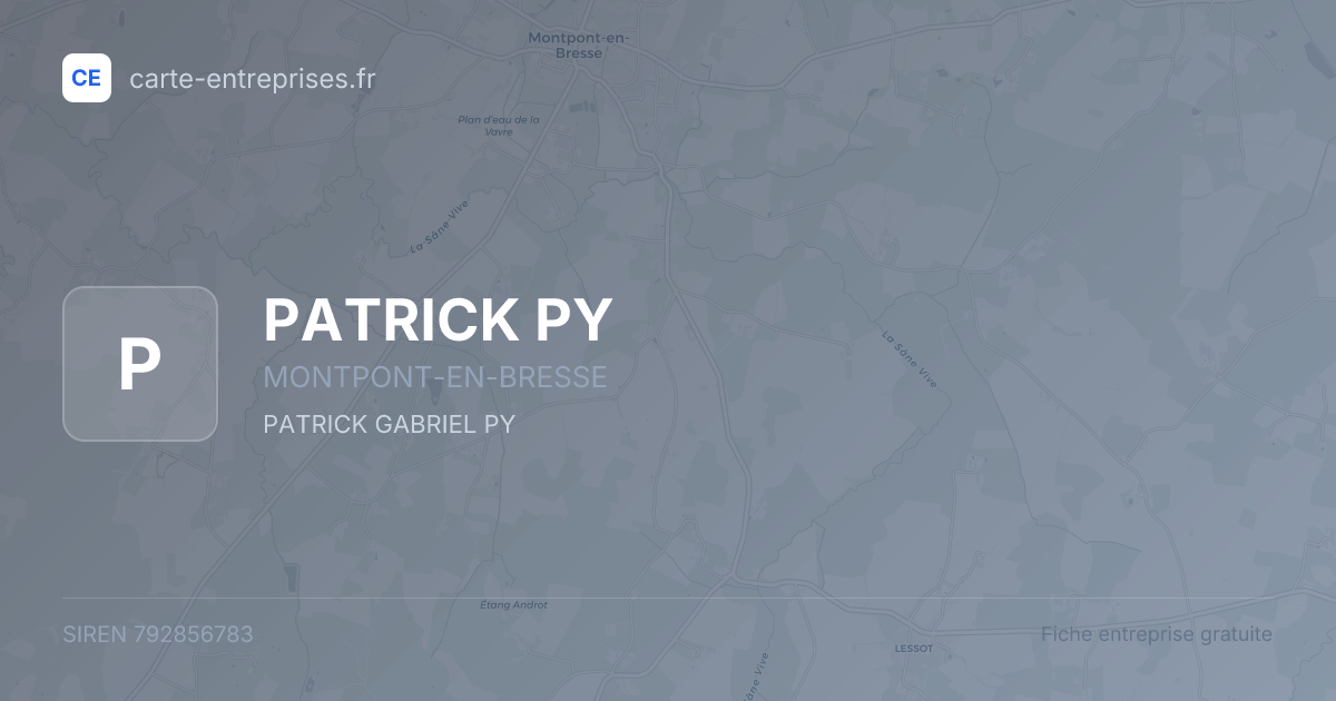 PATRICK PY — 792856783 — fiche entreprise