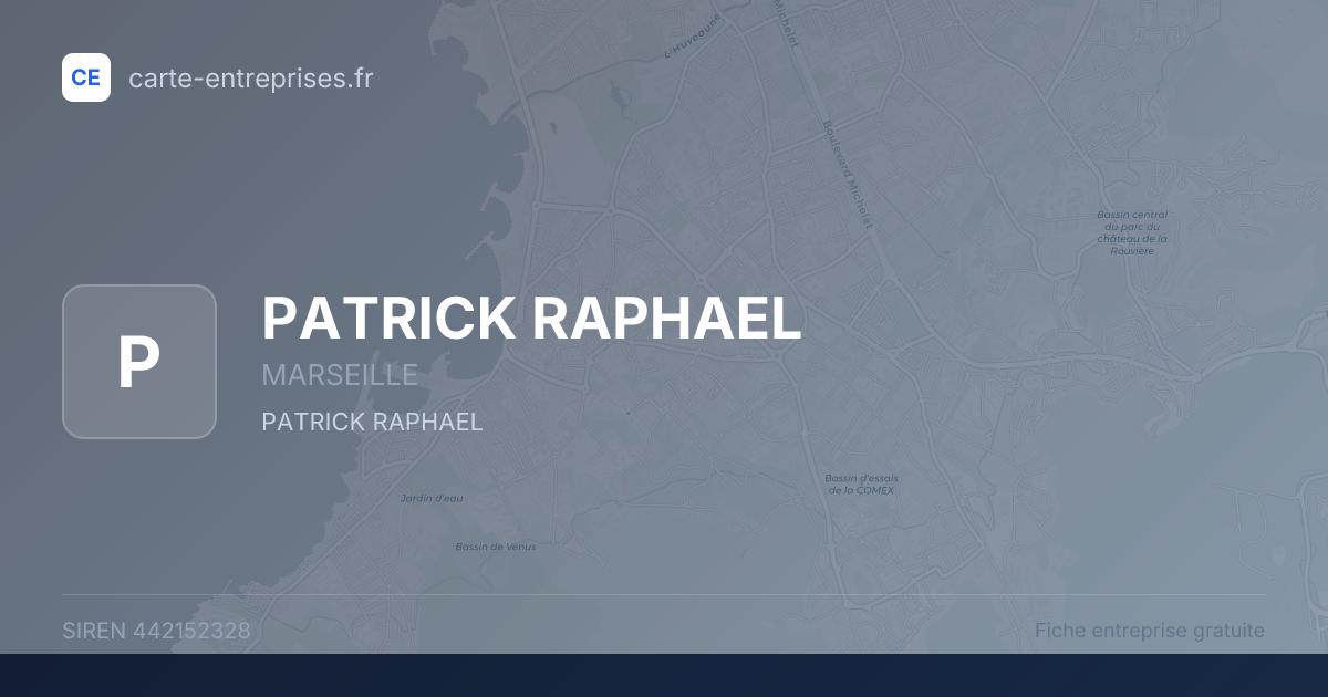 PATRICK RAPHAEL — 442152328 — fiche entreprise